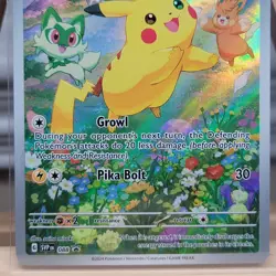 Pikachu #088 Promo from Paldea Adventure Chest Pokemon Black Star Card NM - Image 3