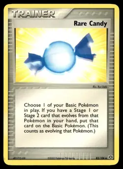 Rare Candy 83/106 Pokemon Card Emerald Uncommon Trainer Lightly Played H34 - Image 1