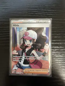 Hilda 164/086 Full Art Ultra Rare White Flare Pokemon TCG Trainer Card English - Image 1
