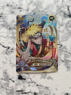 The Beautiful Super Rare MR Naruto Kayou Card NR-MR 049 Sage Mode Naruto Uzumaki - Image 1