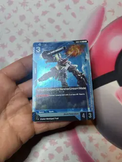 Gundam Card Game Singles GD01-010 R Unicorn Gundam 02 Banshee New Type Rising - Image 2