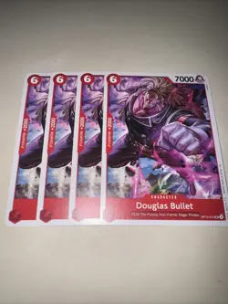 OP12-010 Douglas Bullet X4 Playset One Piece Card Game TCG CCG English - Image 4