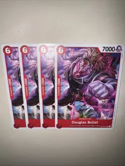 OP12-010 Douglas Bullet X4 Playset One Piece Card Game TCG CCG English - Image 5