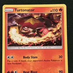 17/145 Turtonator Rare: Pokemon Trading Card Game SM-02 Guardians Rising - Image 2