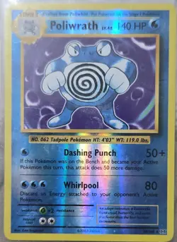 Pokemon TCG Poliwrath 25/108 Holo Rare Evolutions Holo 140 HP Stage 2 English - Image 1