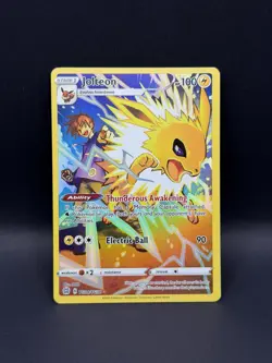 Jolteon TG04/TG30 ULTRA RARE HOLO Brilliant Stars Trainer Gallery Swsh9 Pokemon - Image 1