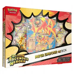 Pokemon Mega Evolution ASCENDED HEROES Mega Emboar EX Box - ME2.5 PREORDER - Image 1