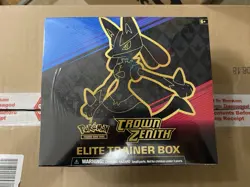 Pokemon TCG Crown Zenith Elite Trainer Box ETB Brand New/Factory Sealed - Image 1