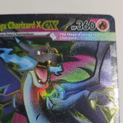 Pokemon Mega Charizard X EX - Phantasmal Flames EN 109/094 Full Art Holo - Image 5