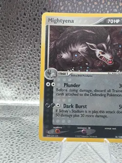 Pokemon EX Power Keepers Mightyena 18/108 Rare LP - MP - Image 4