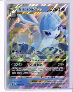 2019 Pokemon Sword & Shield Glaceon VSTAR Oversized Black Star Promo #SWSH197 - Image 1