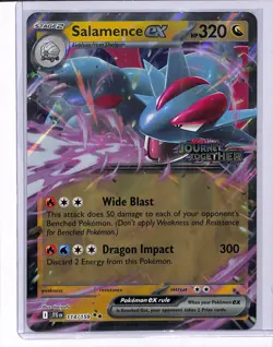 2025 Pokemon Scarlet & Violet Journey Together Salamence ex Oversized #114/159 - Image 1