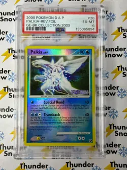 Palkia Reverse Foil #26 Platinum BK Burger King Collection 2008 Pokemon PSA 6 - Image 1