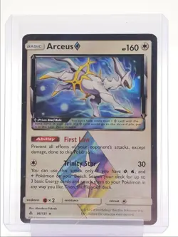 ARCEUS 2018 POKEMON S&M REVERSE HOLO FORBIDDEN LIGHT RARE B 96/131 Q1048 - Image 1