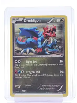 DRUDDIGON 2012 POKEMON BLACK & WHITE DRAGON VAULT HOLO 17/20 Q1048 - Image 1