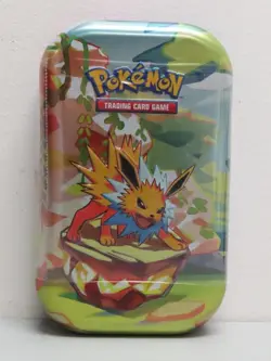 2025 Pokemon Scarlet & Violet Prismatic Evolutions Factory Sealed Jolteon Tin - Image 1