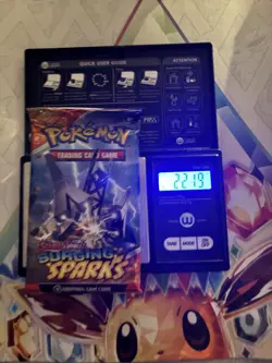 HEAVY! 22.19g Surging Sparks Pokemon TCG Booster Pack - Image 1
