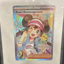 Rosa's Encouragement 236/236 Cosmic Eclipse Ultra Rare Holo Full Art - Image 1