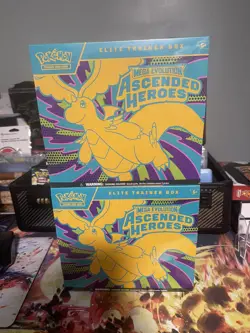 Pokemon TCG Ascended Heroes ETB Elite Trainer Box New Sealed x2 - Image 1