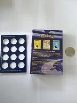 Pokemon Legendary Collection Turmoil Theme Deck Box And Coin Only 2002 Vintage - Image 2