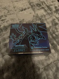Pokemon TCG Phantasmal Flames Pokemon Center Exclusive ETB - Image 1