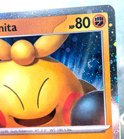 Makuhita #68 *SWIRL* (Perfect Order) MEG: POR Pokemon PROMO W/ Snorlax Coin NM - Image 5