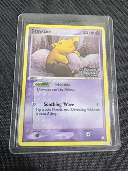 Pokemon TCG Drowzee 54/109 EX Ruby & Sapphire Reverse Holo Stamped NM - Image 1