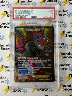 Hydreigon ex #103 Roaring Skies XY 2015 Pokemon PSA 5 - Image 1