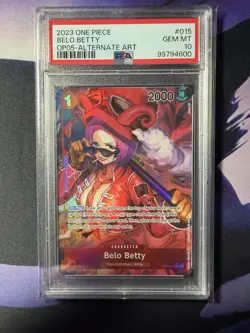 Belo Betty OP05-015 Awakening Of The New Era One Piece PSA 10 - Image 1
