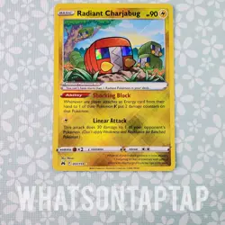 Pokemon Card Radiant Charjabug 051/159 Holo Rare Sword Shield Crown Zenith NM - Image 1