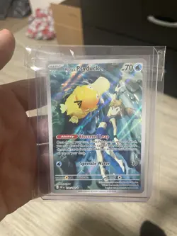 Misty's Psyduck 193/182 Illustration Rare Pokemon Card NM Full Art Holo - Image 3