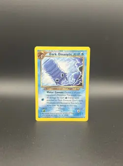 Dark Omanyte Neo Destiny Card 37/105 Unlimited Pokemon TCG Near Mint (NM) - Image 1