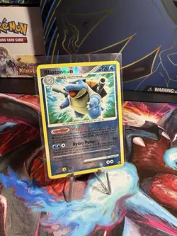 Pokemon TCG Blastoise DPBP#009 Secret Wonders DP3 Holo Rare Card English - Image 1
