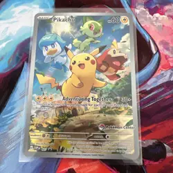 Pikachu Holo 027 - SV: Scarlet & Violet Promo Cards - Pokemon Center - Image 1