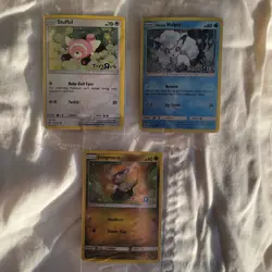 Pokemon Toys R Us Sealed Promo Card Lot Of 3 Vulpix, Stufful (Swirl), & Jangmo-O - Image 1