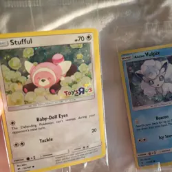 Pokemon Toys R Us Sealed Promo Card Lot Of 3 Vulpix, Stufful (Swirl), & Jangmo-O - Image 2