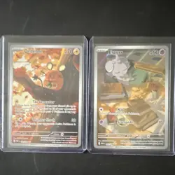 Pokemon Dedenne & Espurr POR 2024 Holo Card Lot - 2 Basic Cards - Image 1