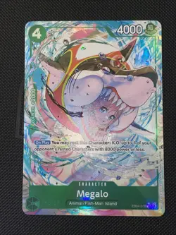 One Piece Card Game 🏴‍☠EB04-018 Megalo R NM Alt Art Foil ENGLISH - Image 2
