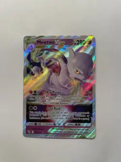 Mewtwo VSTAR Holo Ultra Rare Card 031/078 Pokemon Go - Image 1