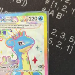Lapras EX 158/142 Stellar Crown Special Illustration Rare Card NM Full Art - Image 3