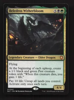 Beledros Witherbloom 247 Mythic Commander: Bloomburrow Magic: The Gathering NM - Image 1