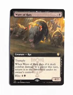Wave of Rats ~ MTG Streets of New Capenna ~ Extended Art #142 - Image 1