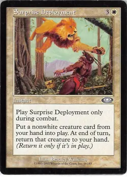 Surprise Deployment *Uncommon* Magic MtG x1 Planeshift MP - Image 1