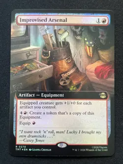 Improvised Arsenal (Extended Art/Foil) - 0270 - MTG: Teenage Mutant Ninja... - Image 1