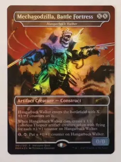 MTG - Mechagodzilla, Battle Fortress - Welcome Back Promo 001/001 - Foil Rare - Image 1