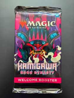 Magic The Gathering: Kamigawa Neon Dynasty Welcome Booster Sealed - Image 1