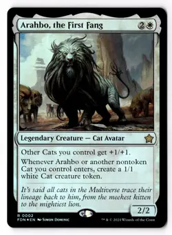 Arahbo, the First Fang 2 Foundations Foil NM - Image 1