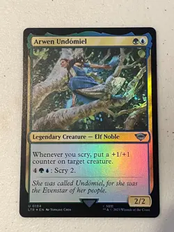 Magic the Gathering MTG Arwen Undomiel Foil Lord of the Rings NP Mint - Image 1