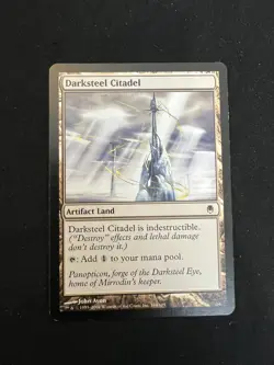 Magic The Gathering Darksteel Citadel Artifact Land MTG Indestructible MP - Image 1