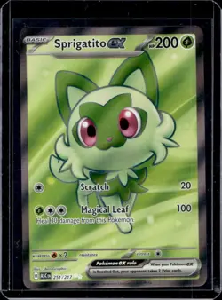2026 Pokemon Ascended Heroes Sprigatito ex Ultra Rare #251/217 - Image 1